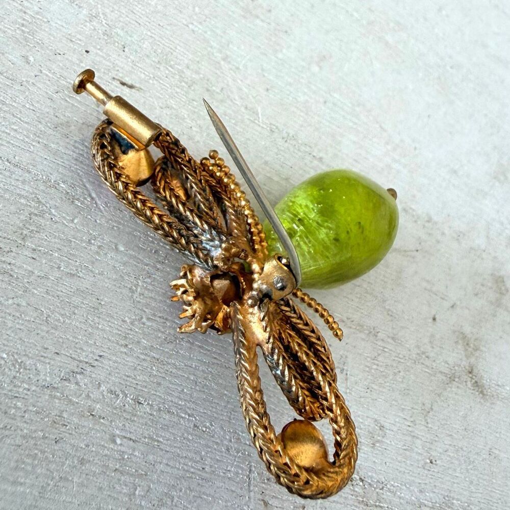 Antique Butterfly Brooch - Picture 3 of 7